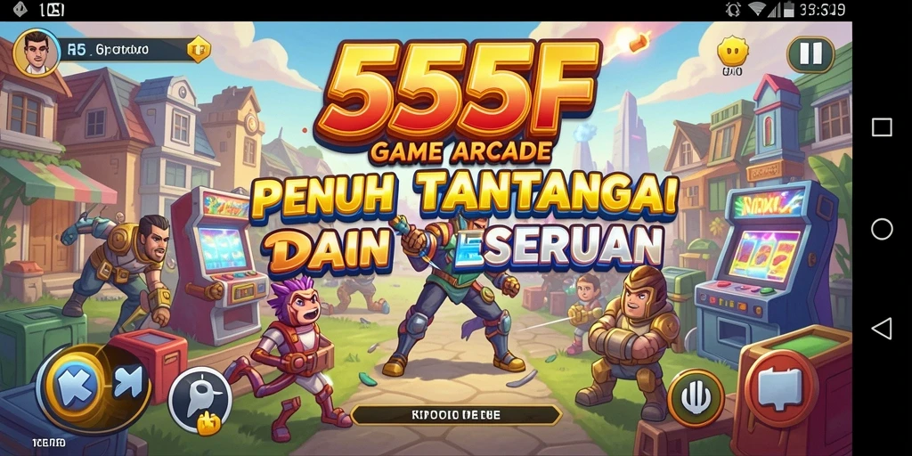 Tampilan gameplay <strong>555F</strong> yang menarik dan penuh warna.