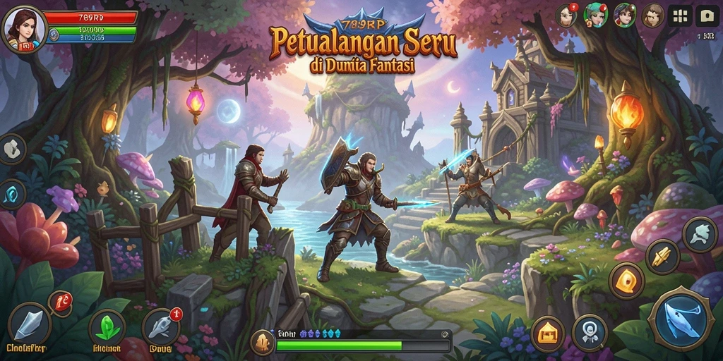 Tampilan gameplay seru dalam petualangan di 789RP.