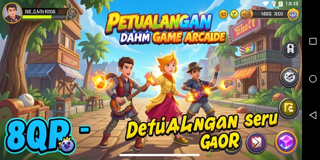 Tampilan menarik dari gameplay 8QR yang penuh aksi.