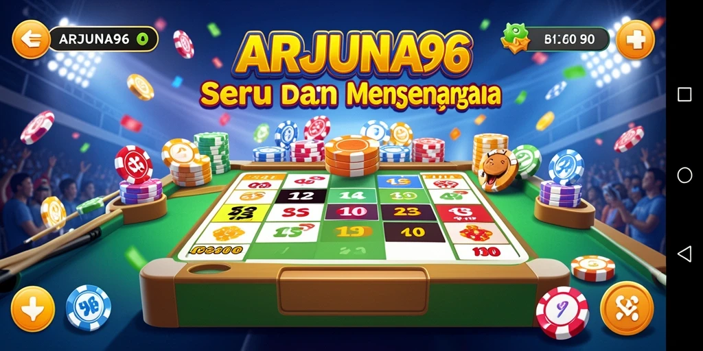 Gameplay ARJUNA96 yang seru dan interaktif dalam permainan Bingo.