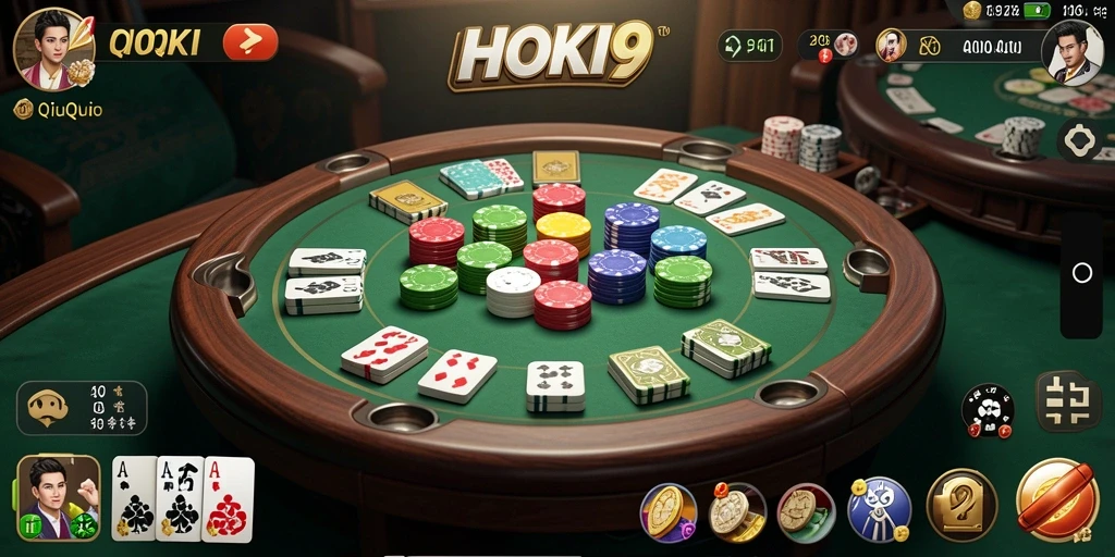 Tampilan utama gameplay HOKI9 yang seru dan menarik.