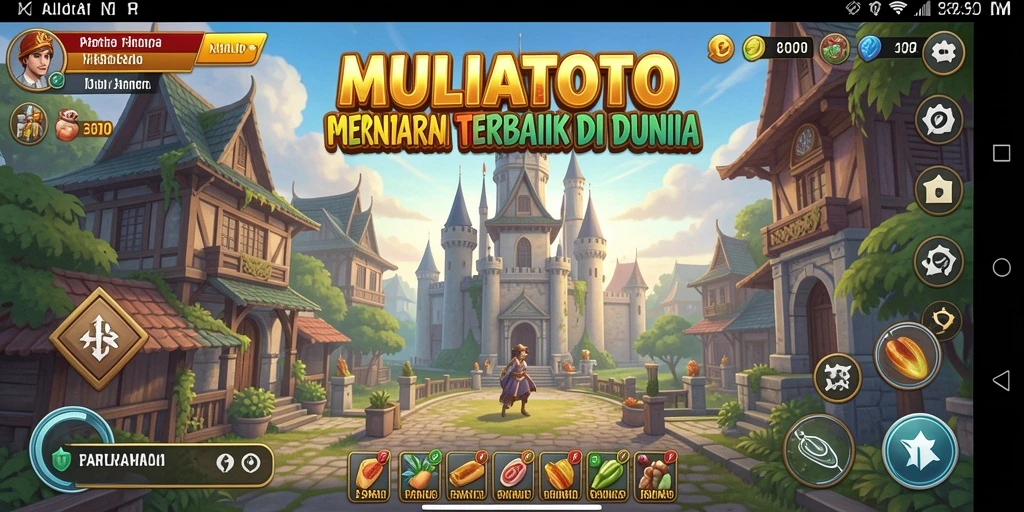 Tampilan gameplay seru dalam game Tower Defense MULIATOTO.