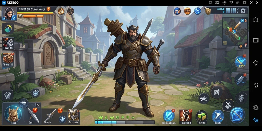 Tampilan menakjubkan dari gameplay SLG REZEGO.