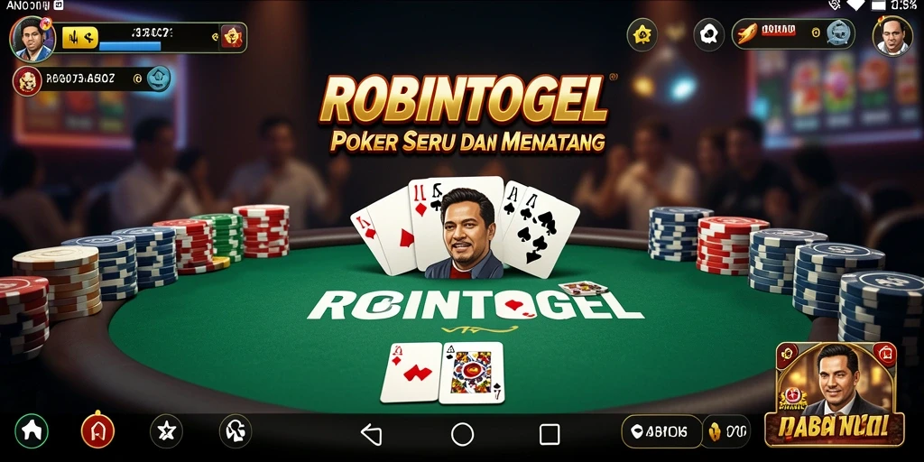 Tampilan gameplay seru dan mendebarkan di ROBINTOGEL.