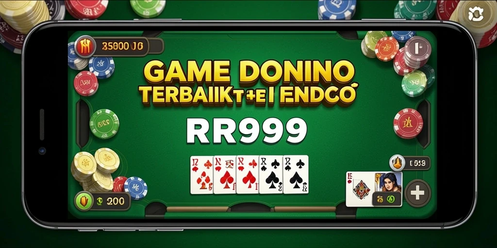 Tampilan gameplay seru dari permainan Domino RR999.